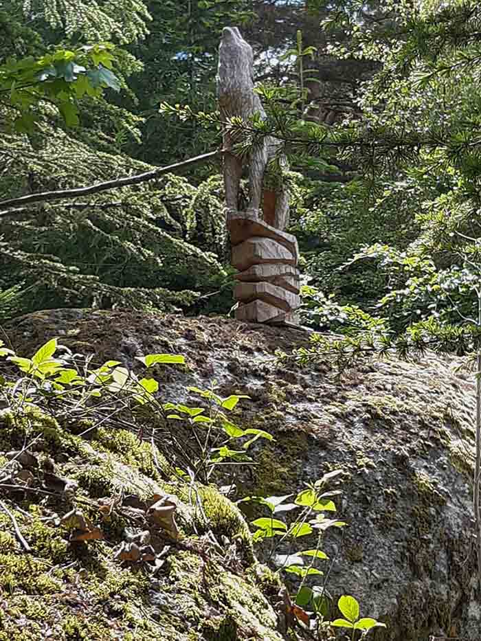 Sortie Sculptures sur bois au « Savignier » chez Vincent Bernard