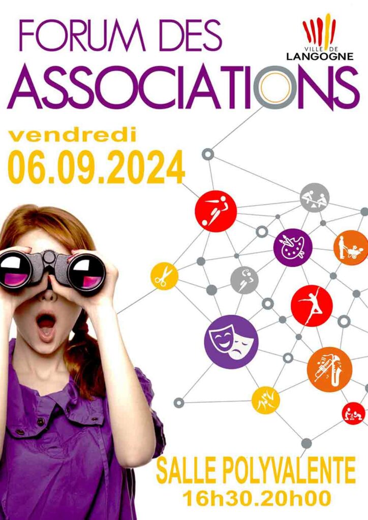 Forum des Associations du 06 septembre 2024 - Affiche