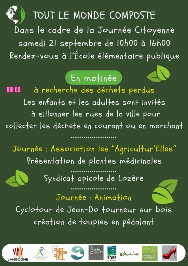 Journée Citoyenne du samedi 21 septembre 2024 - Programme de la matinée